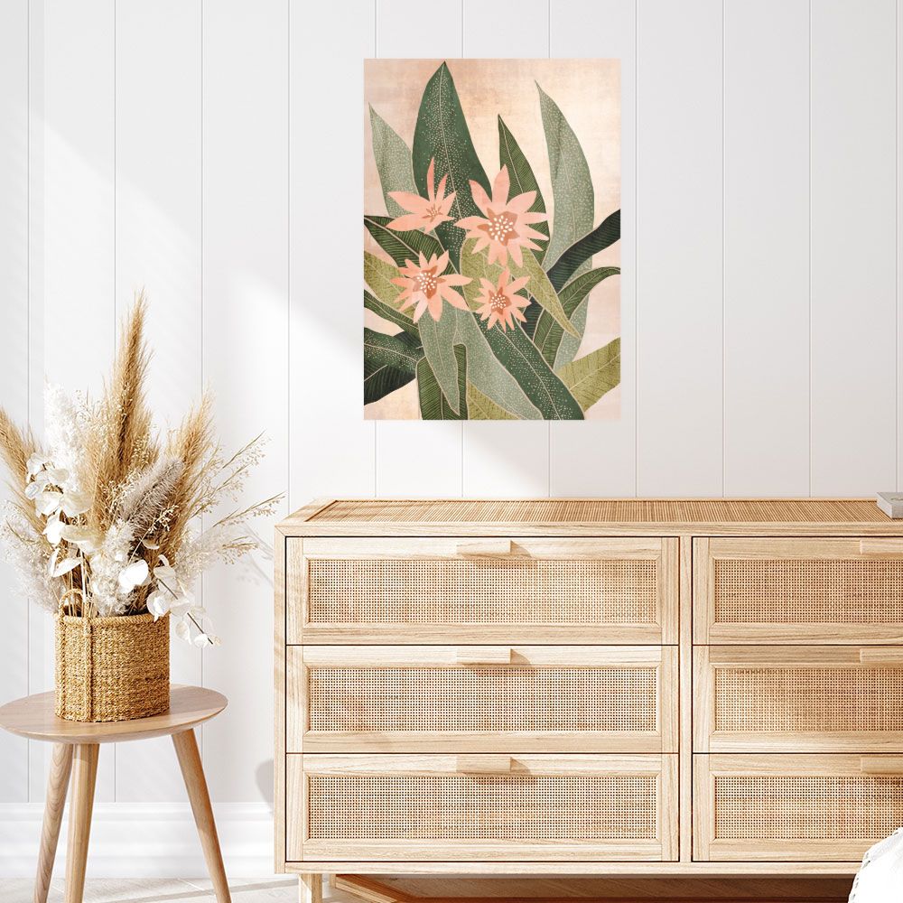 Affiche Fleurs exotiques élégantes