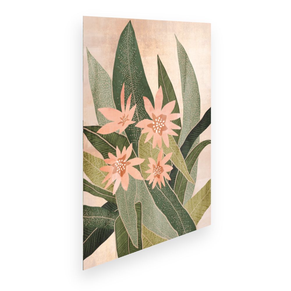 Affiche Fleurs exotiques élégantes