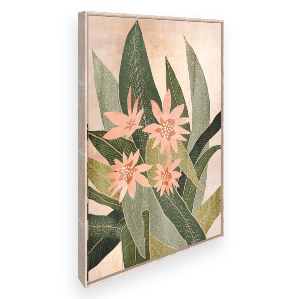 Toile Fleurs exotiques