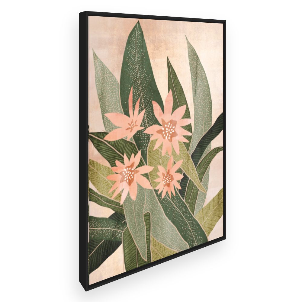 Toile Fleurs exotiques