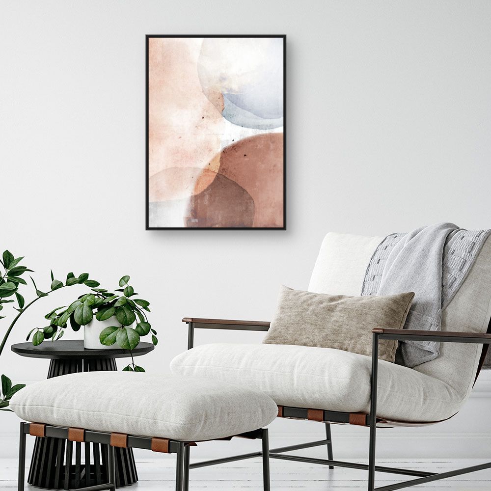 Tableau Douce harmonie abstraite