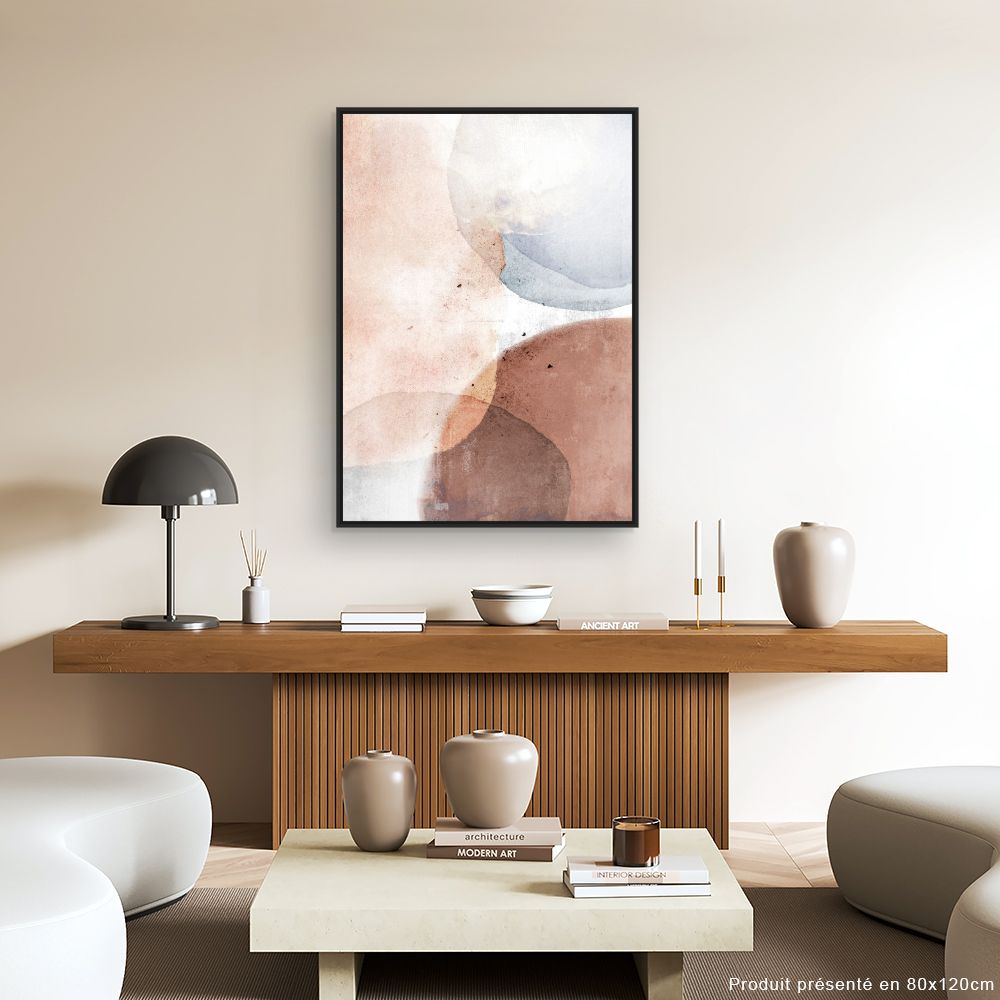 Tableau Douce harmonie abstraite