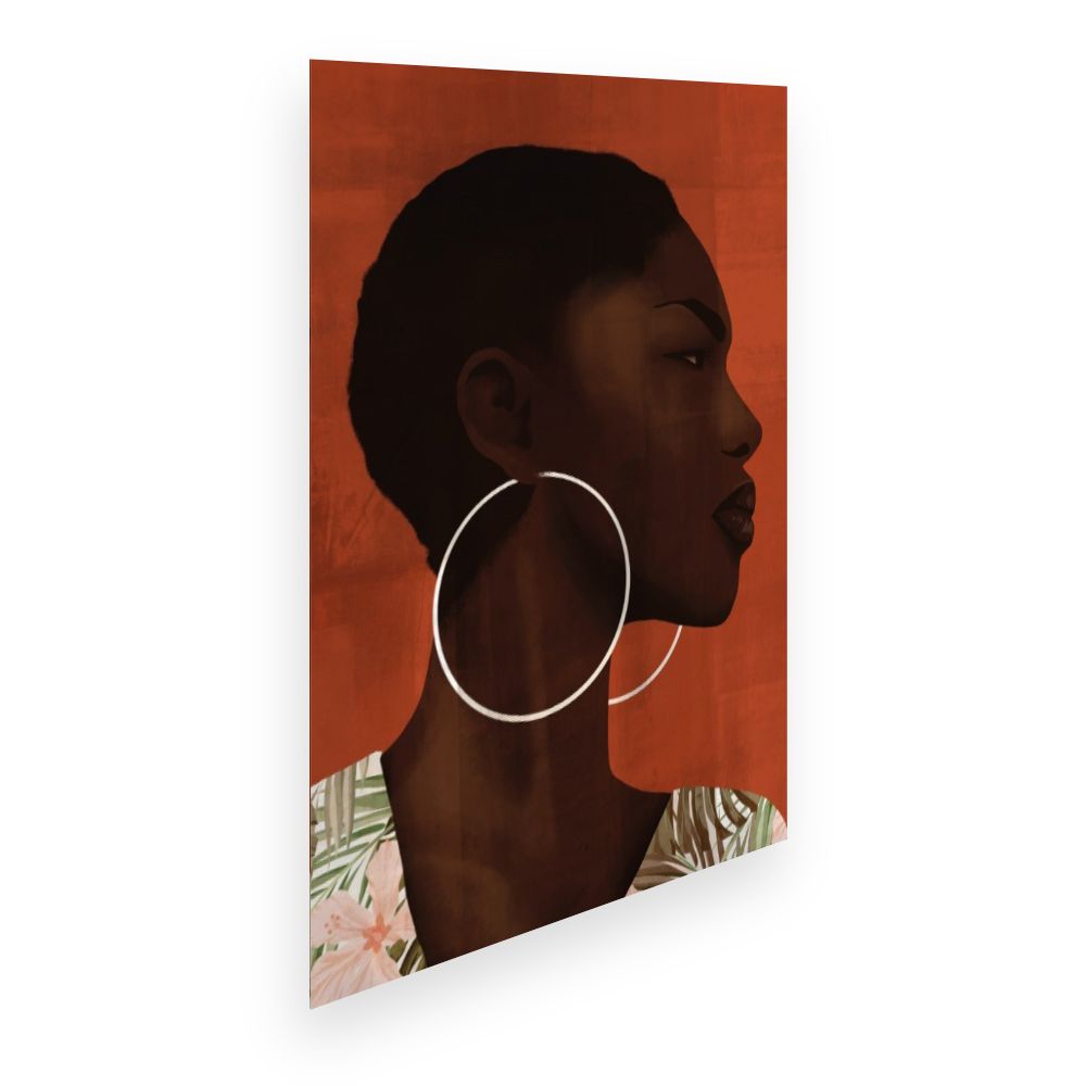 Affiche Profil élégant