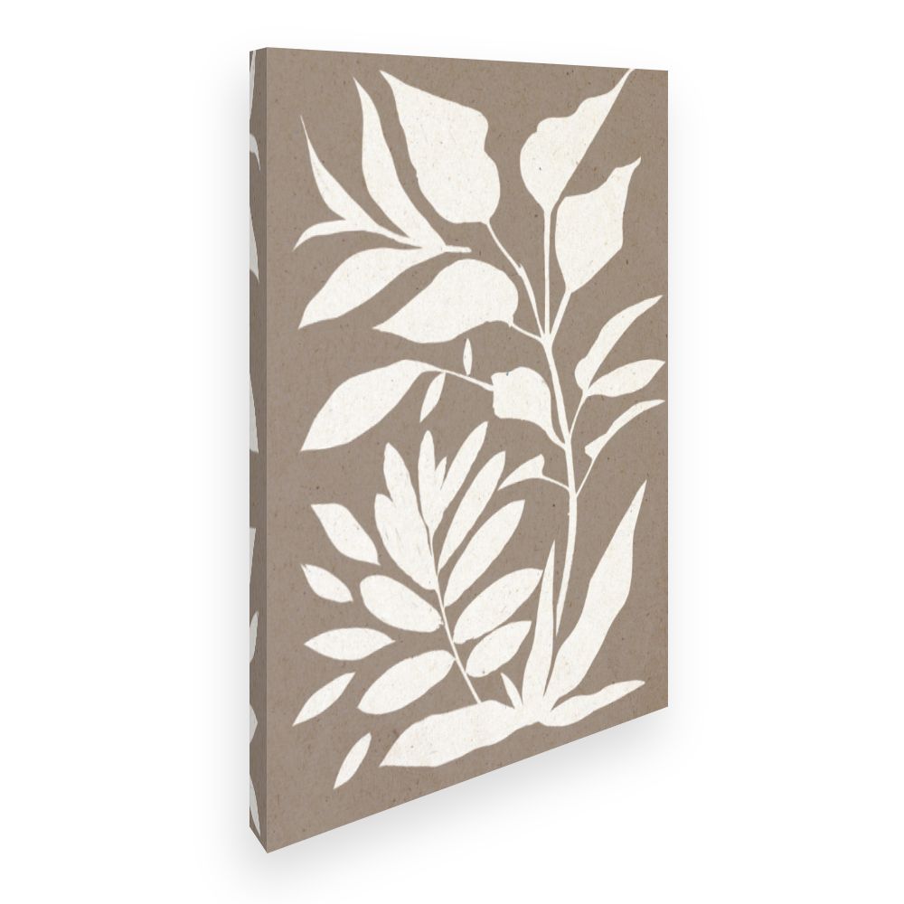 Toile Feuilles élégantes