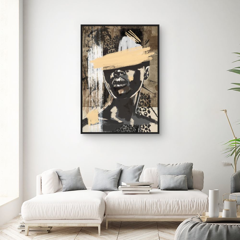 Tableau Portrait abstrait moderne