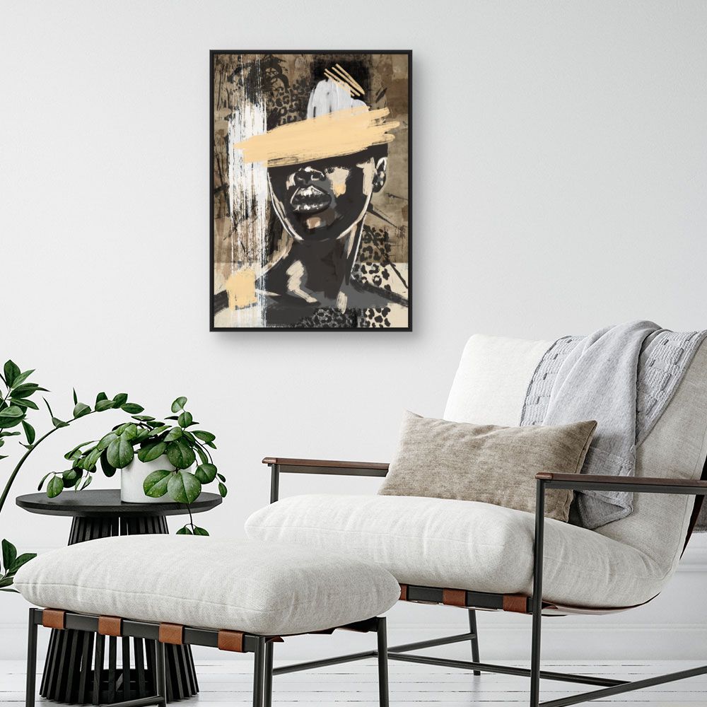 Tableau Portrait abstrait moderne