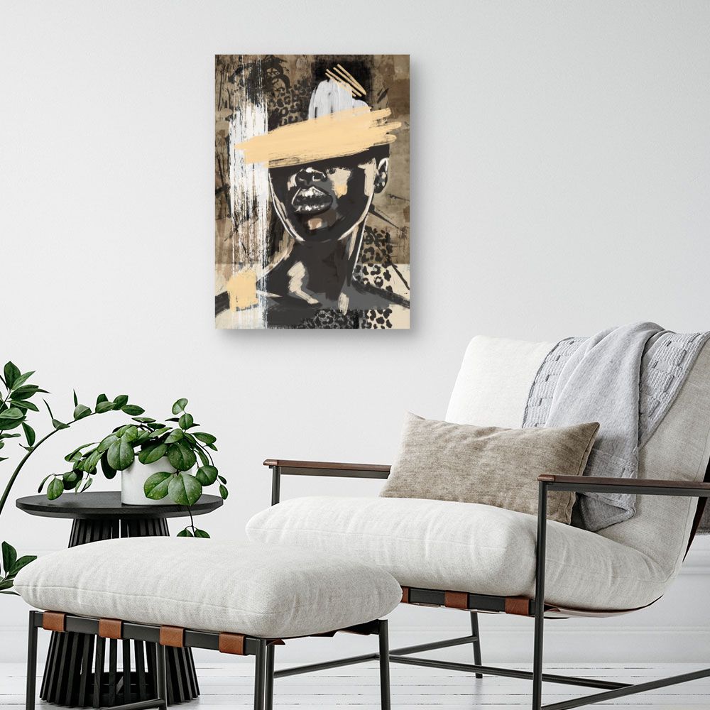 Tableau Portrait abstrait moderne