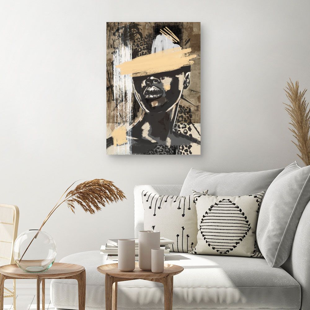 Tableau Portrait abstrait moderne