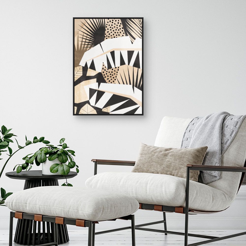 Tableau Feuilles abstraites modernes