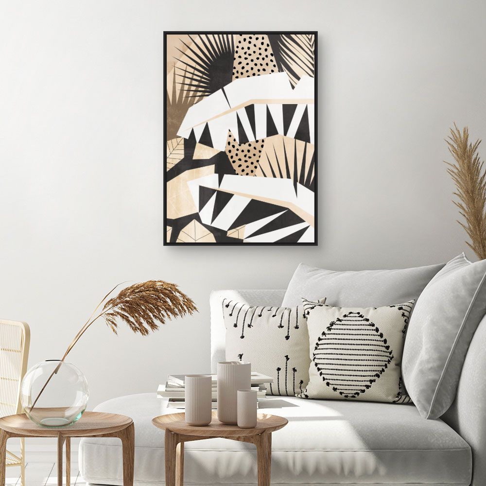 Tableau Feuilles abstraites modernes