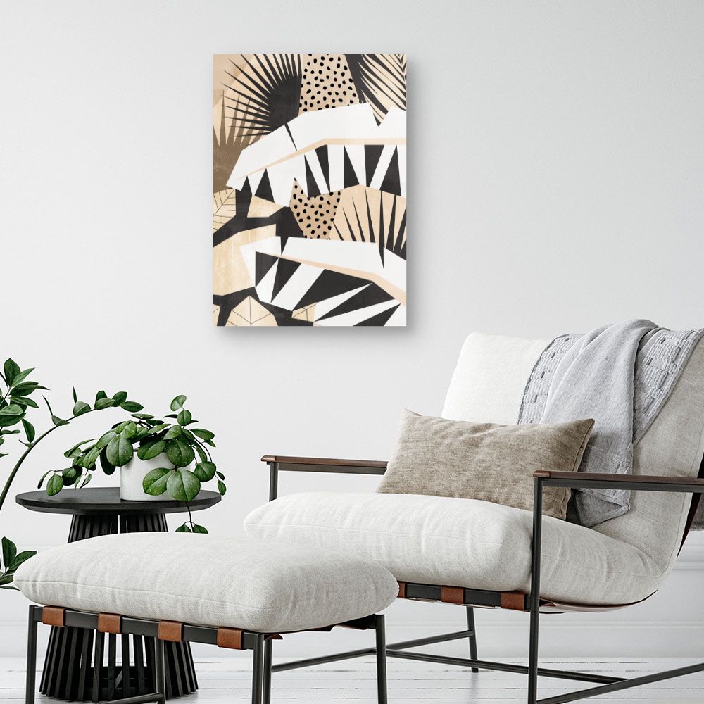 Tableau Feuilles abstraites modernes