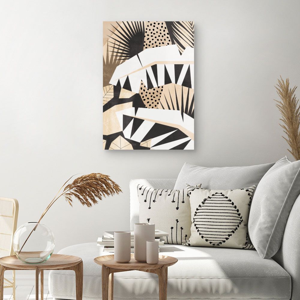 Tableau Feuilles abstraites modernes