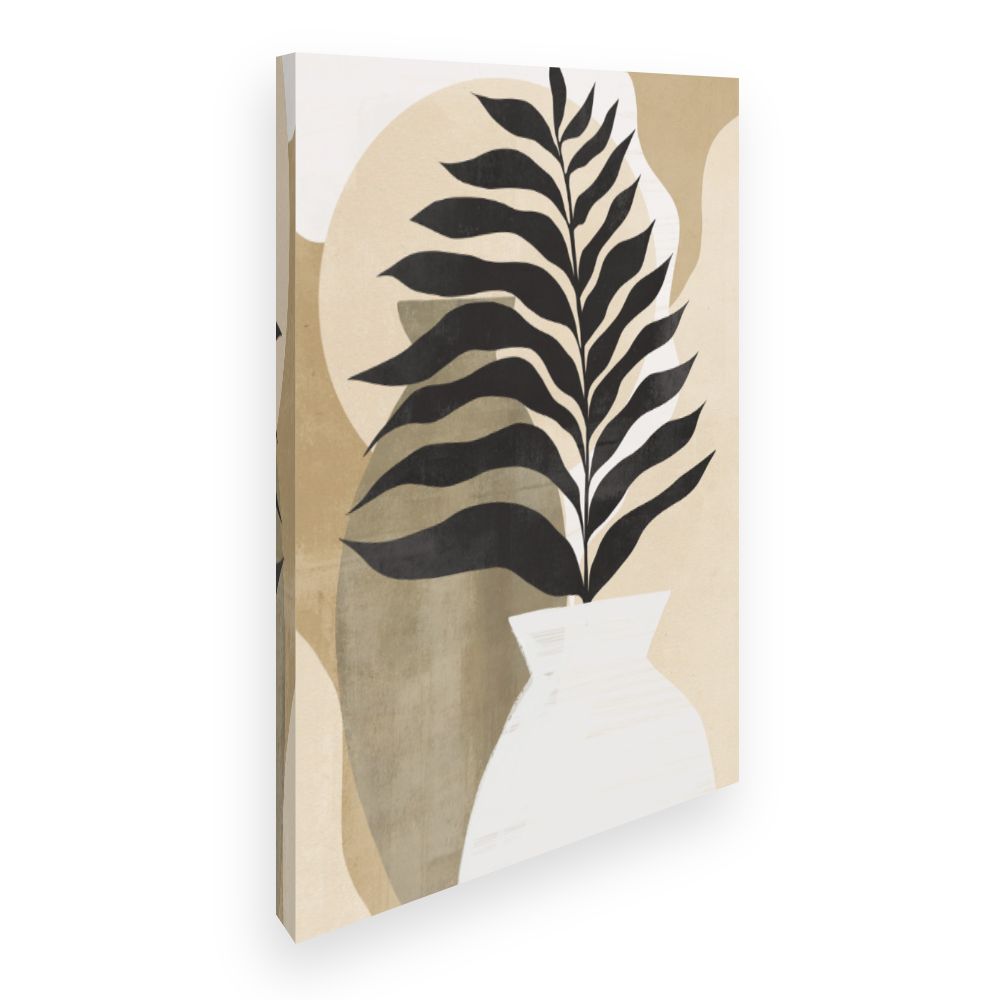 Toile Feuille élégante