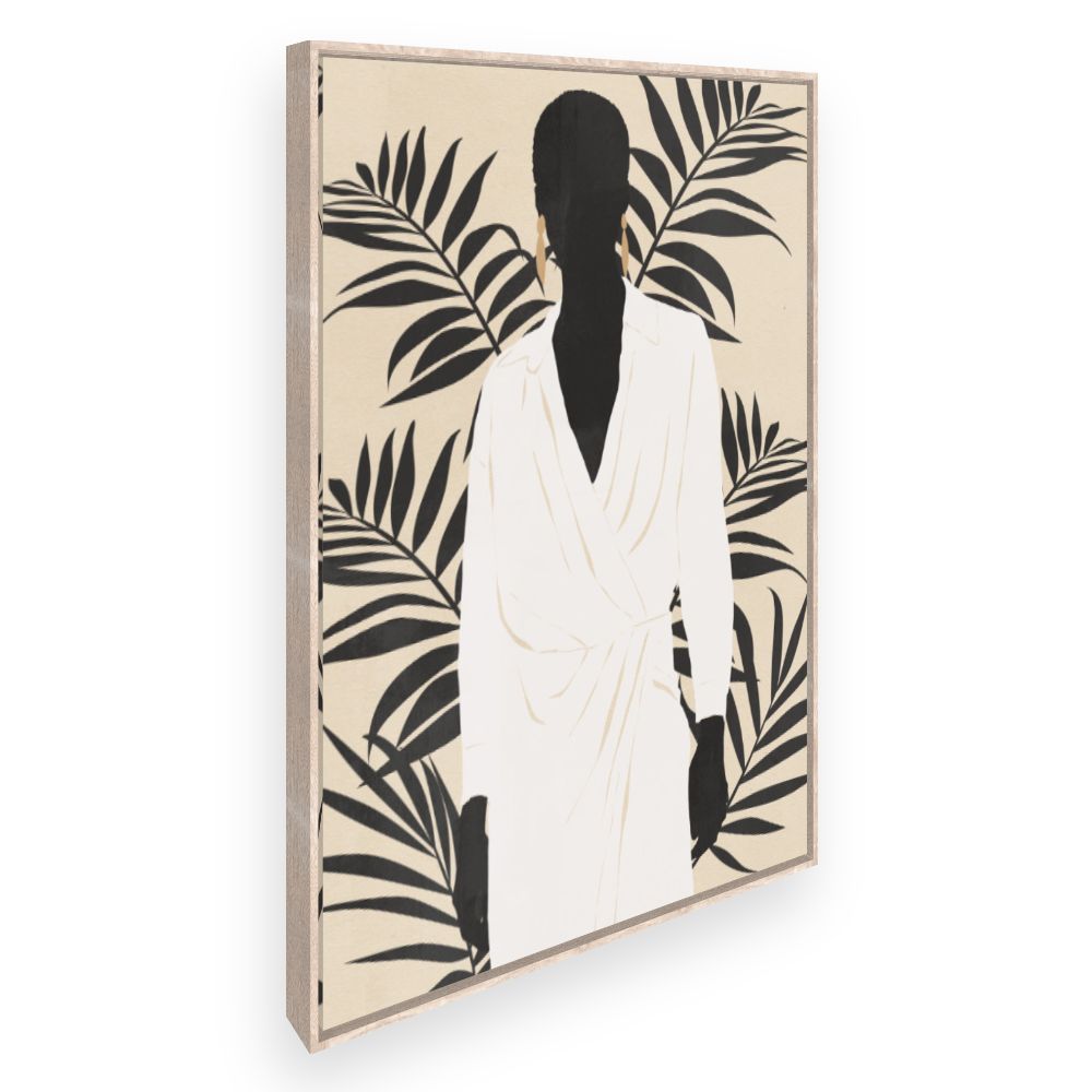 Toile Silhouette élégante exotique
