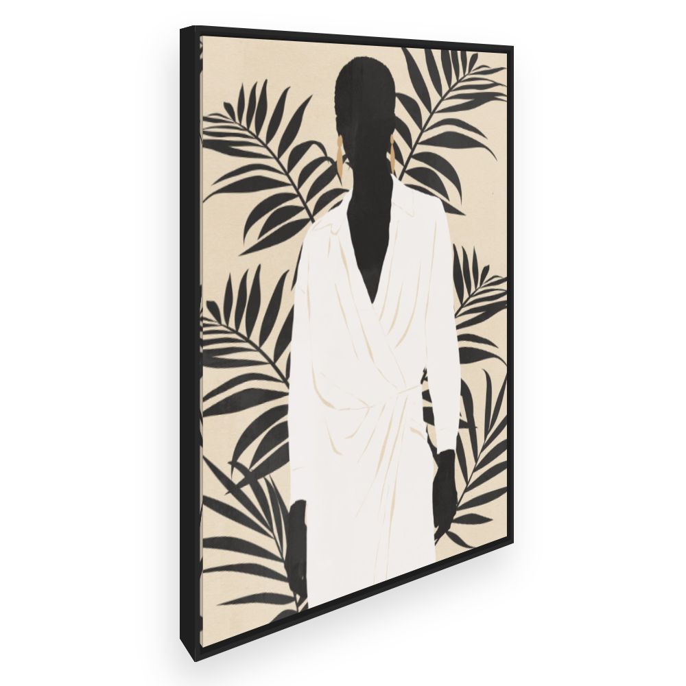 Toile Silhouette élégante exotique