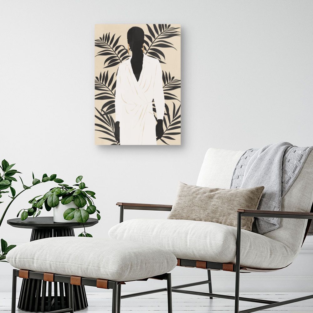 Tableau Silhouette élégante exotique