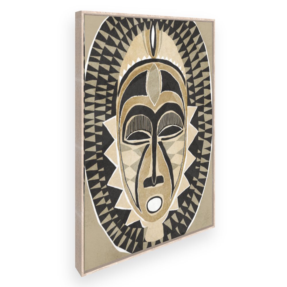 Toile Masque tribal fascinant