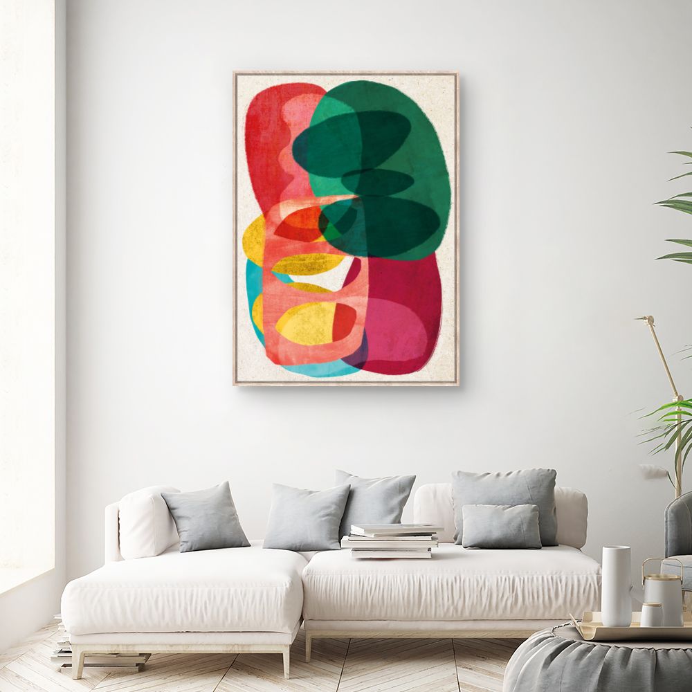 Tableau Formes abstraites vives