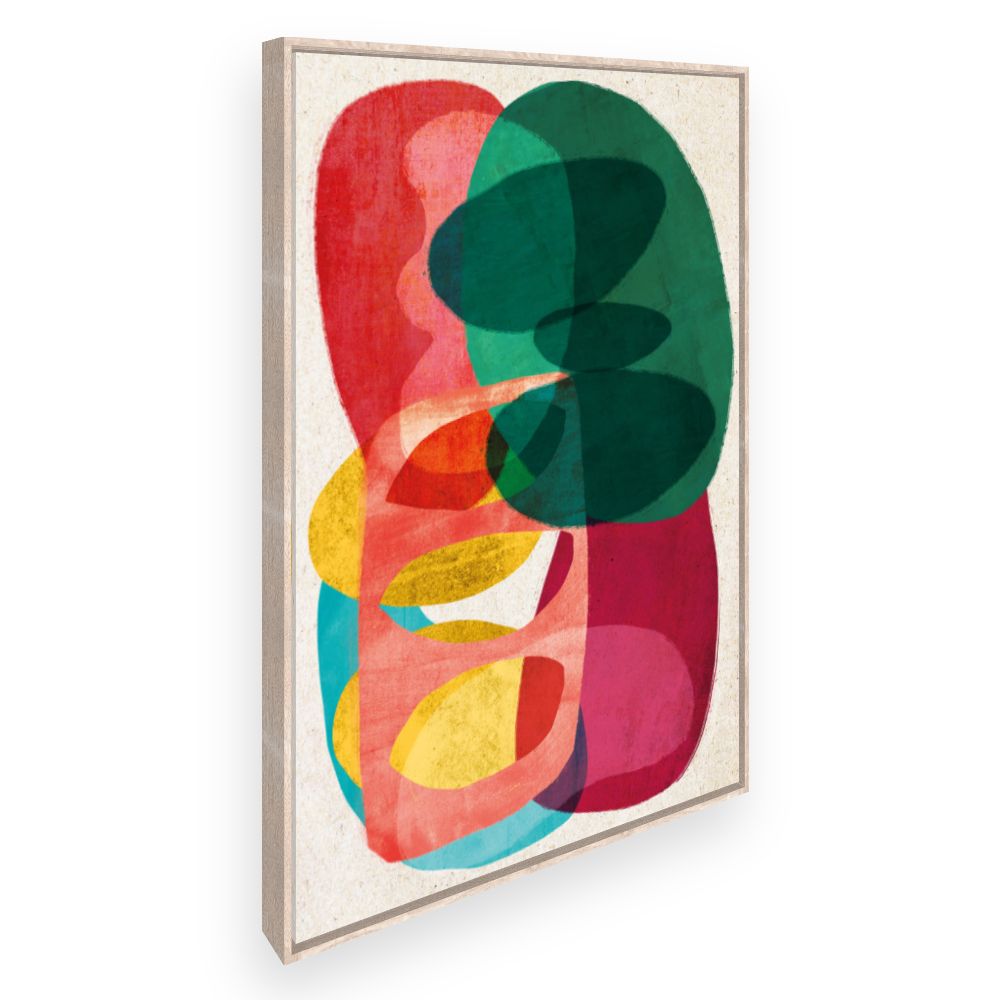 Toile Formes abstraites vives