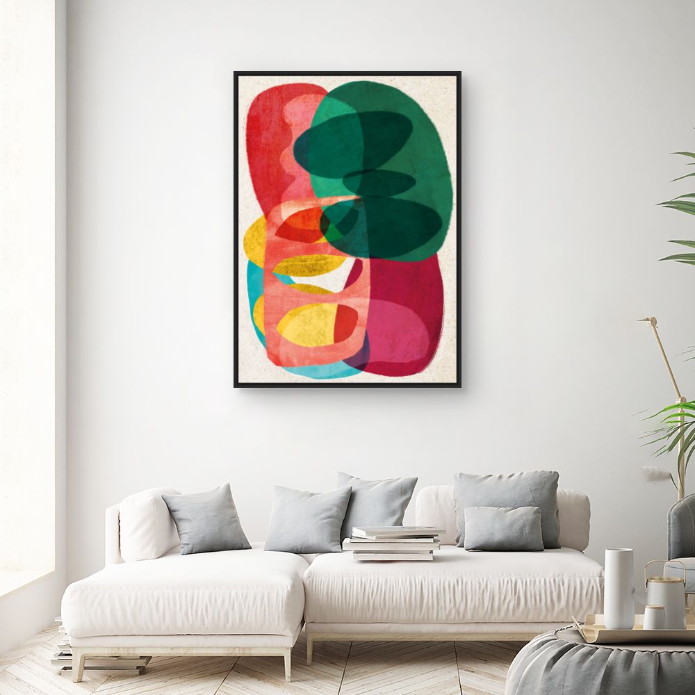 Tableau Formes abstraites vives