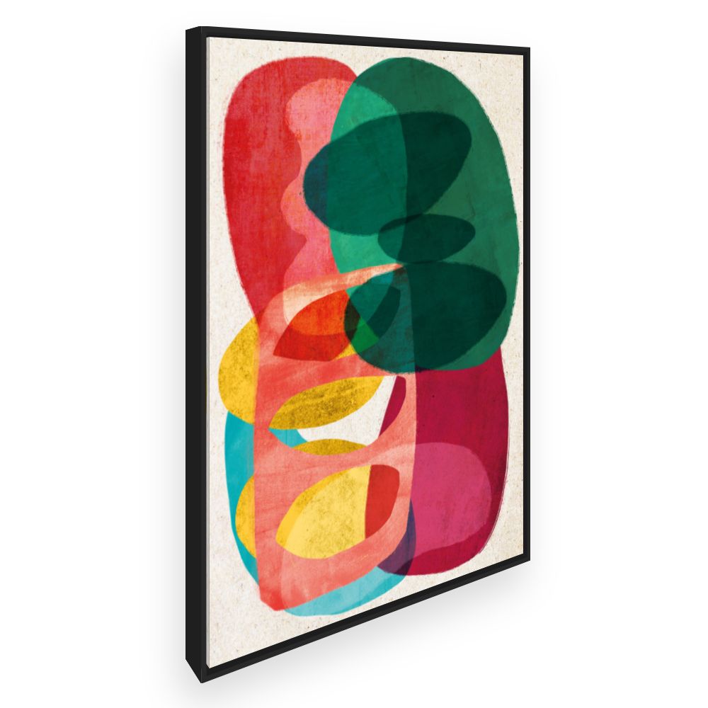 Toile Formes abstraites vives