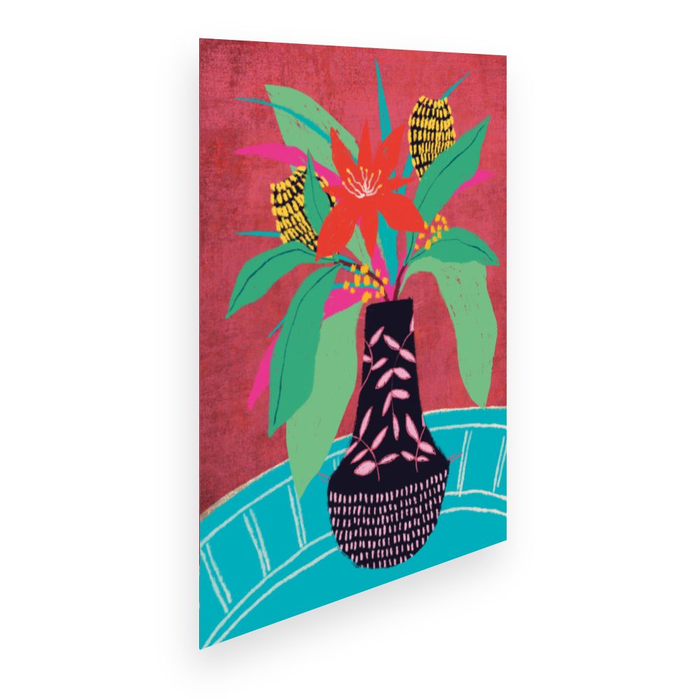 Affiche Fleurs vibrantes