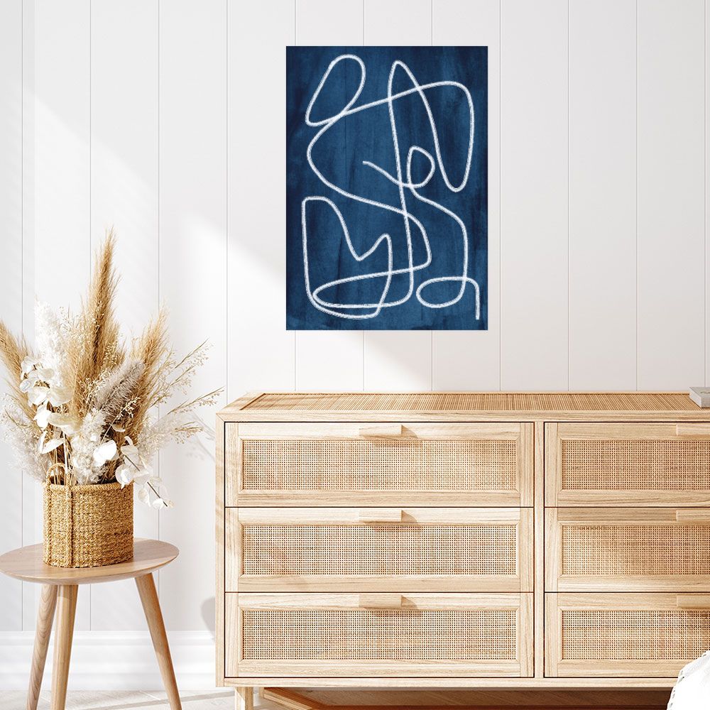 Affiche Lignes entrelacées