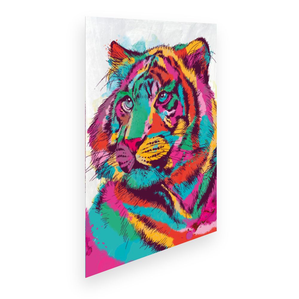Affiche Tigre vibrant