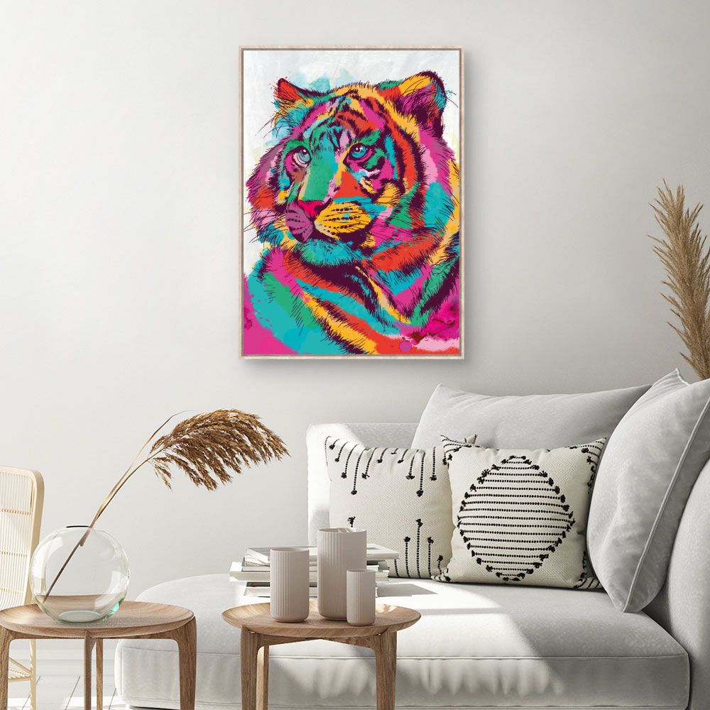 Tableau Tigre vibrant