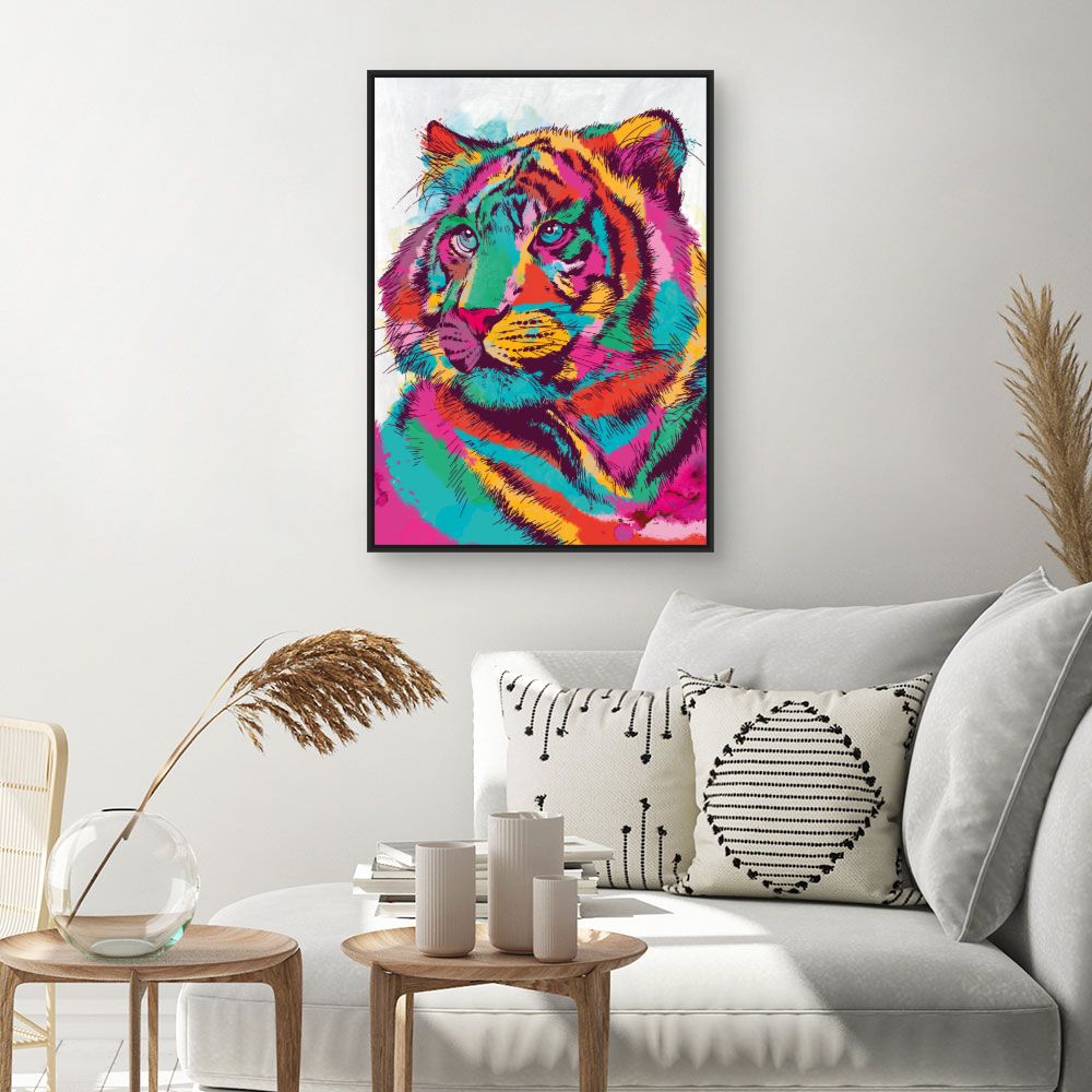 Tableau Tigre vibrant