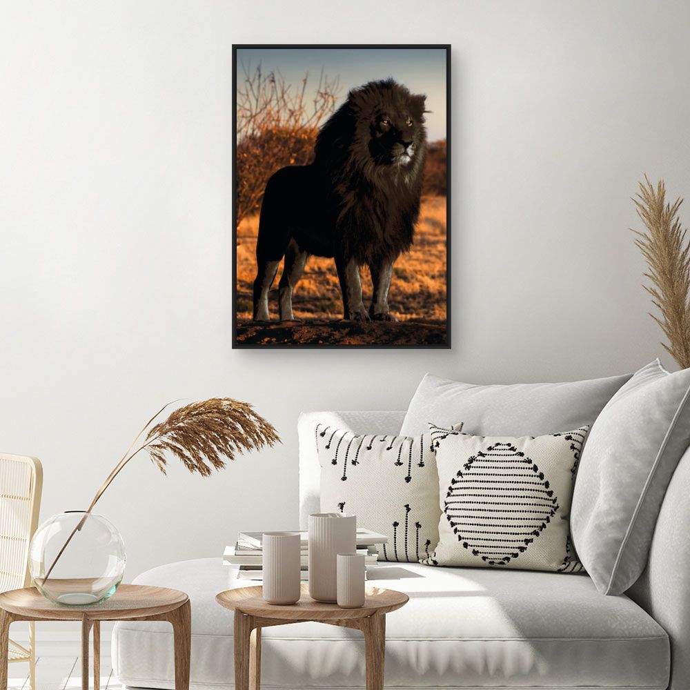 Tableau Lion majestueux