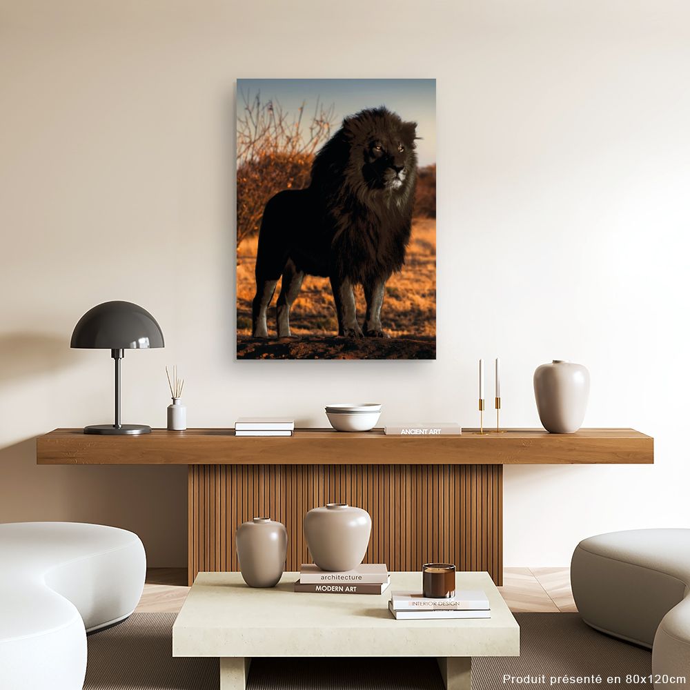 Tableau Lion majestueux