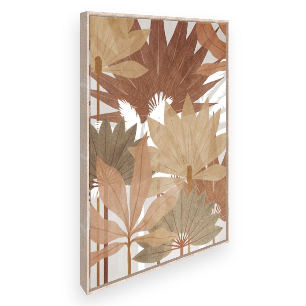 Toile Feuilles tropicales élégantes