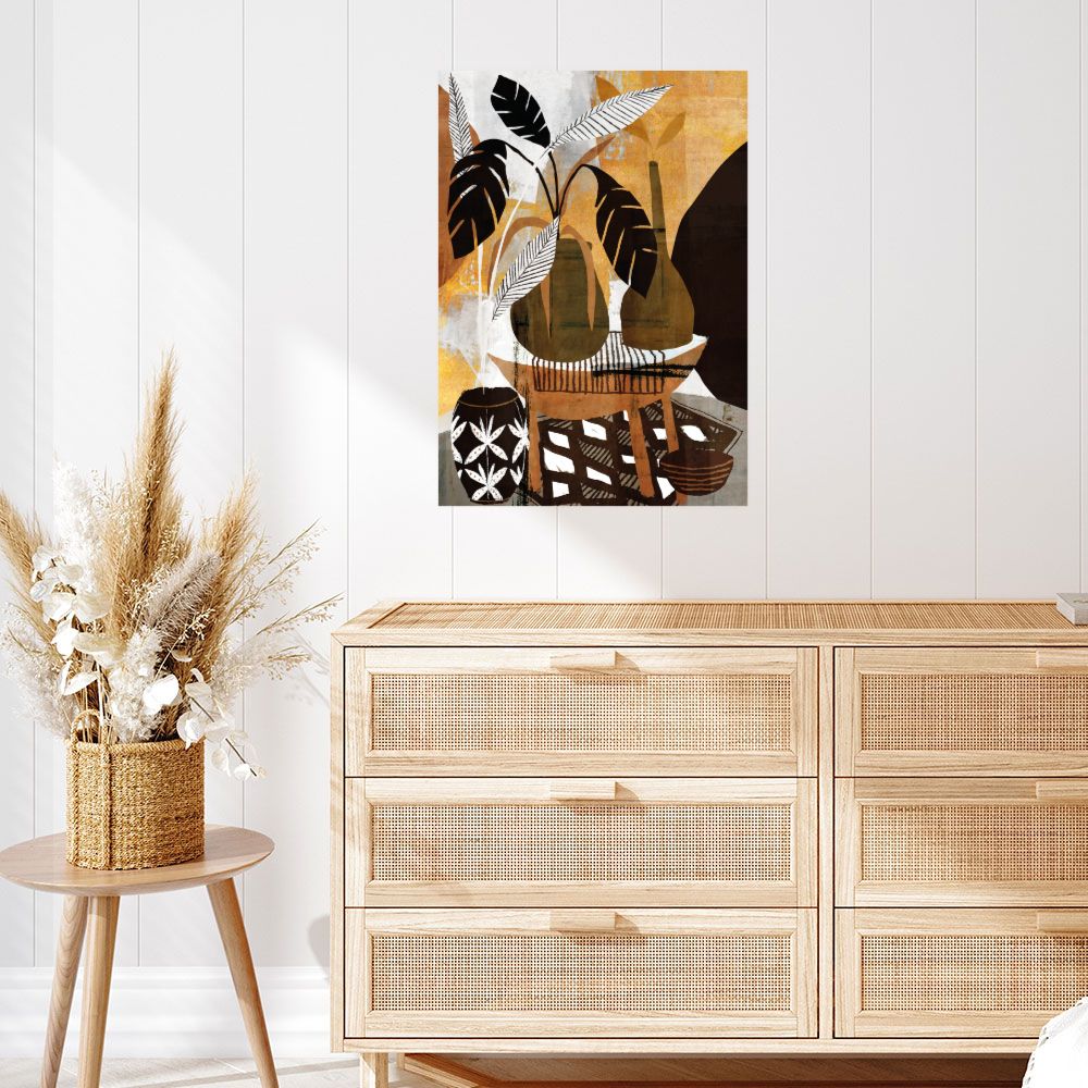Affiche Feuilles modernes