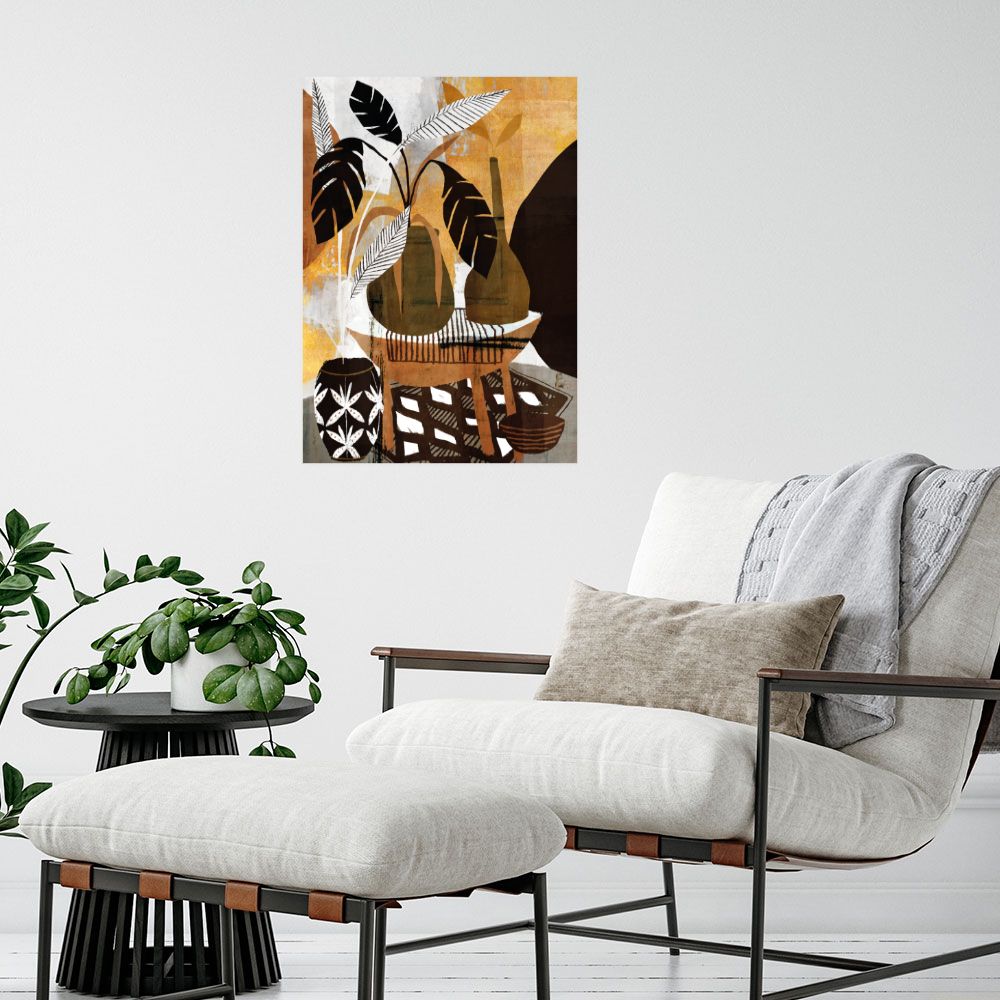 Affiche Feuilles modernes