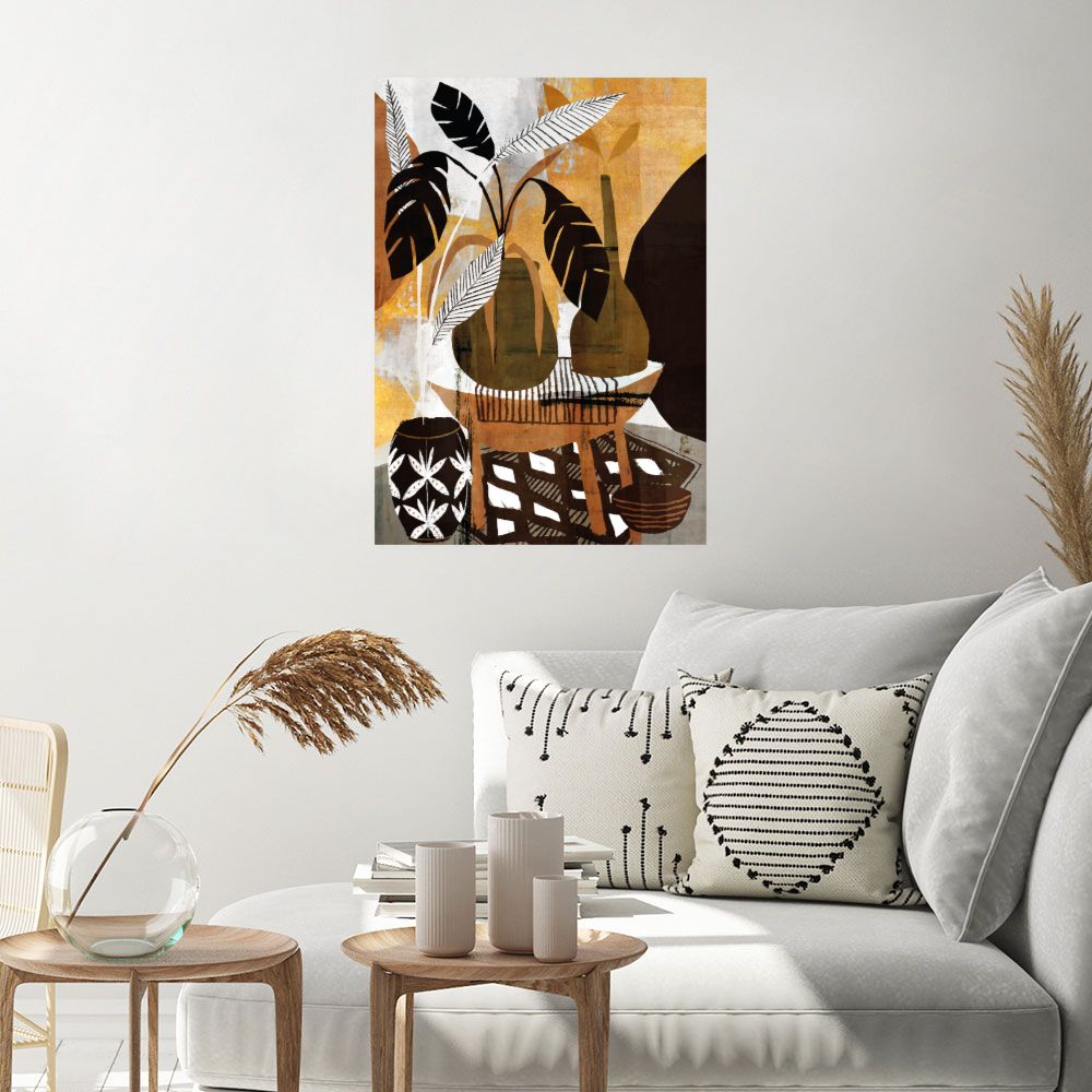 Affiche Feuilles modernes