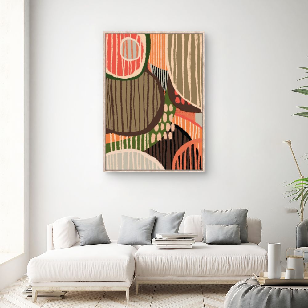 Tableau Formes organiques stylisées