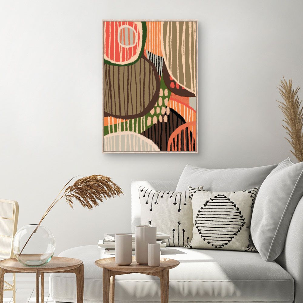 Tableau Formes organiques stylisées