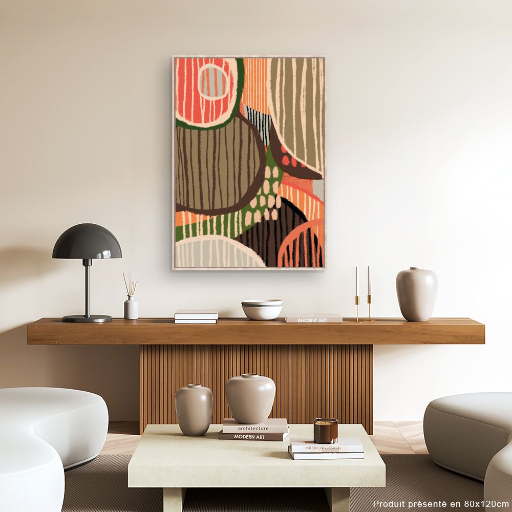 Tableau Formes organiques stylisées