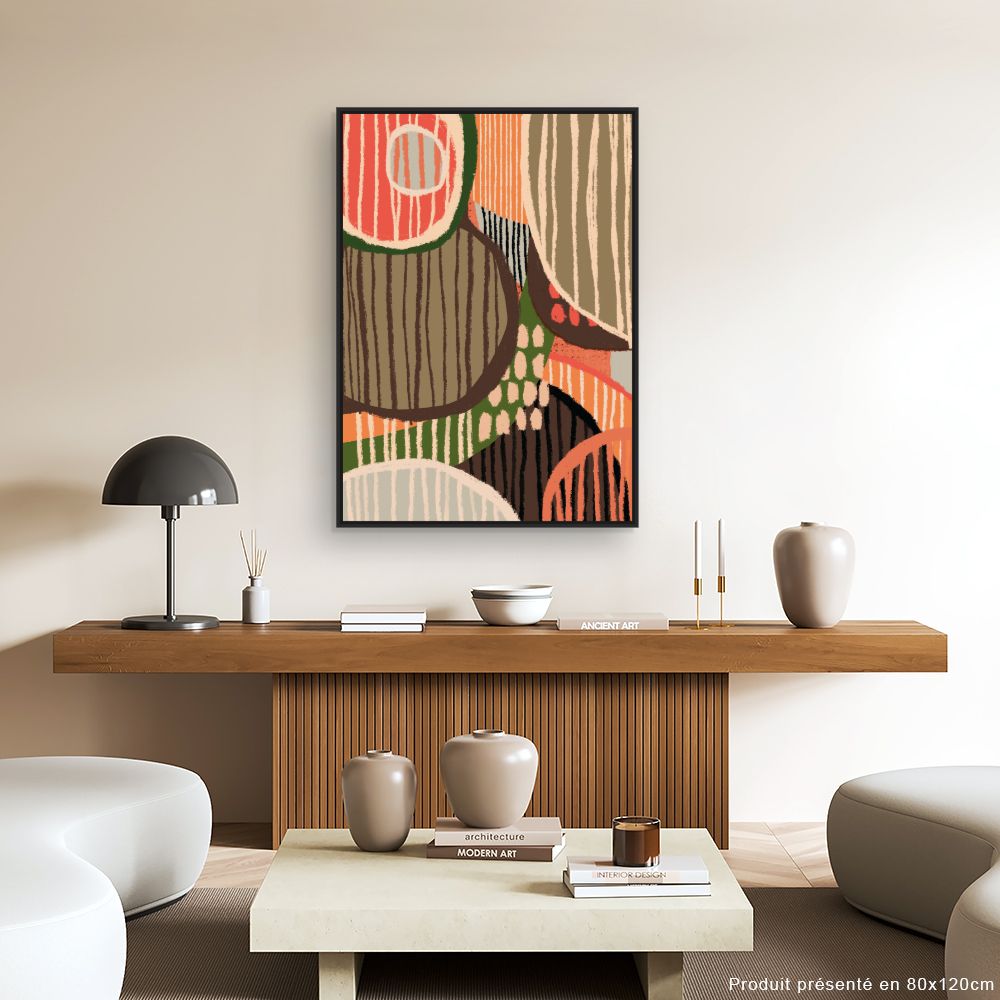 Tableau Formes organiques stylisées