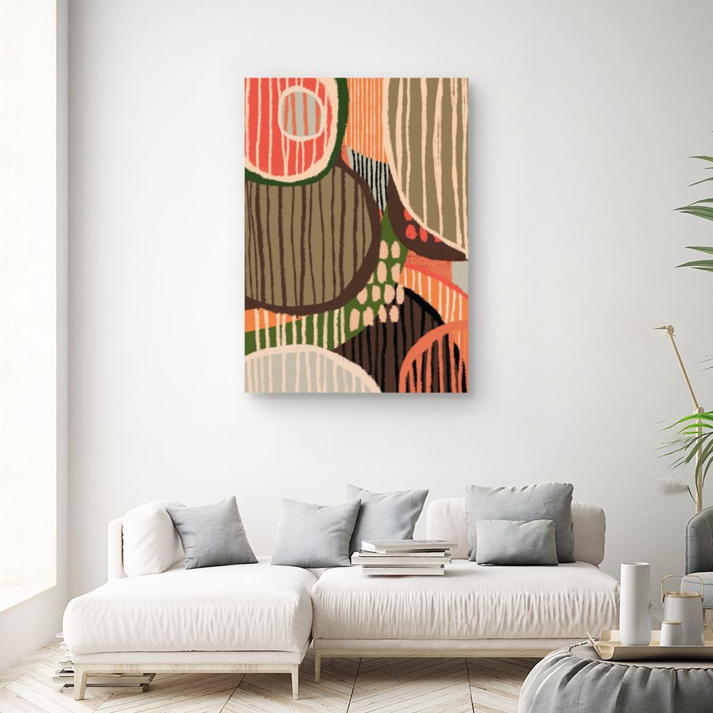 Tableau Formes organiques stylisées