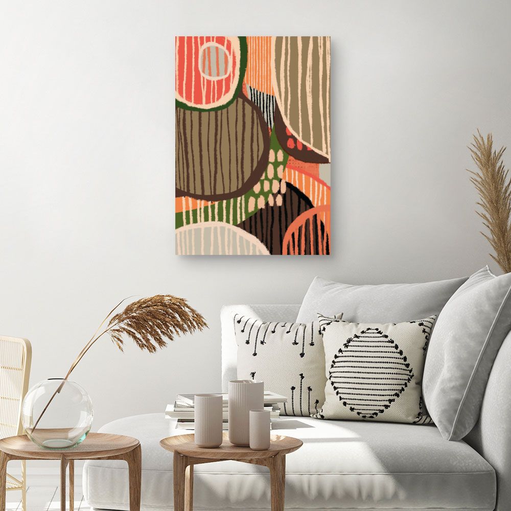 Tableau Formes organiques stylisées