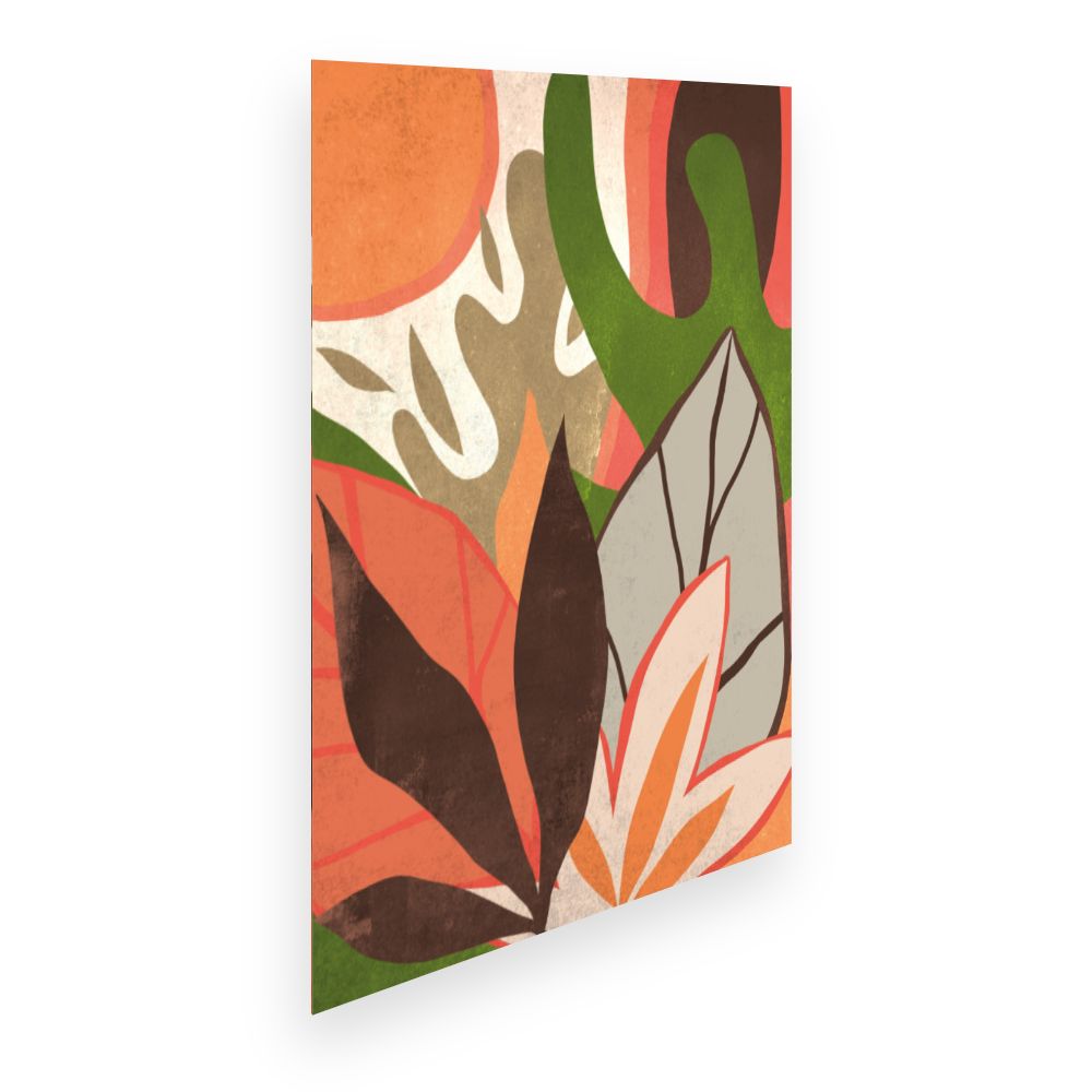 Affiche Feuilles vibrantes