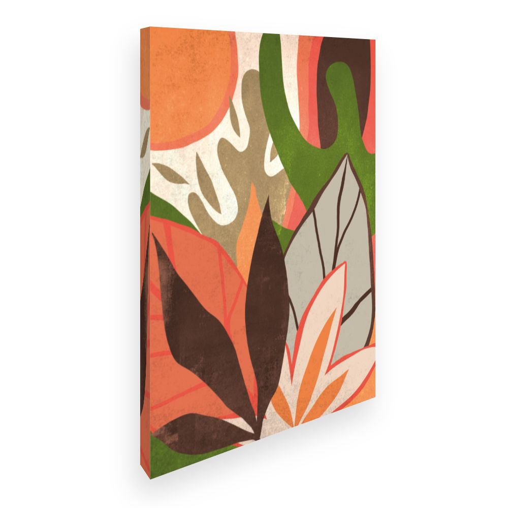 Toile Feuillage vibrant