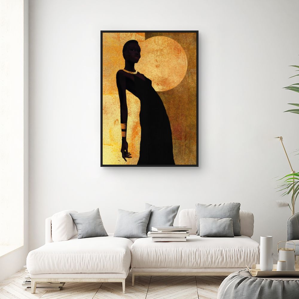 Tableau Silhouette élégante