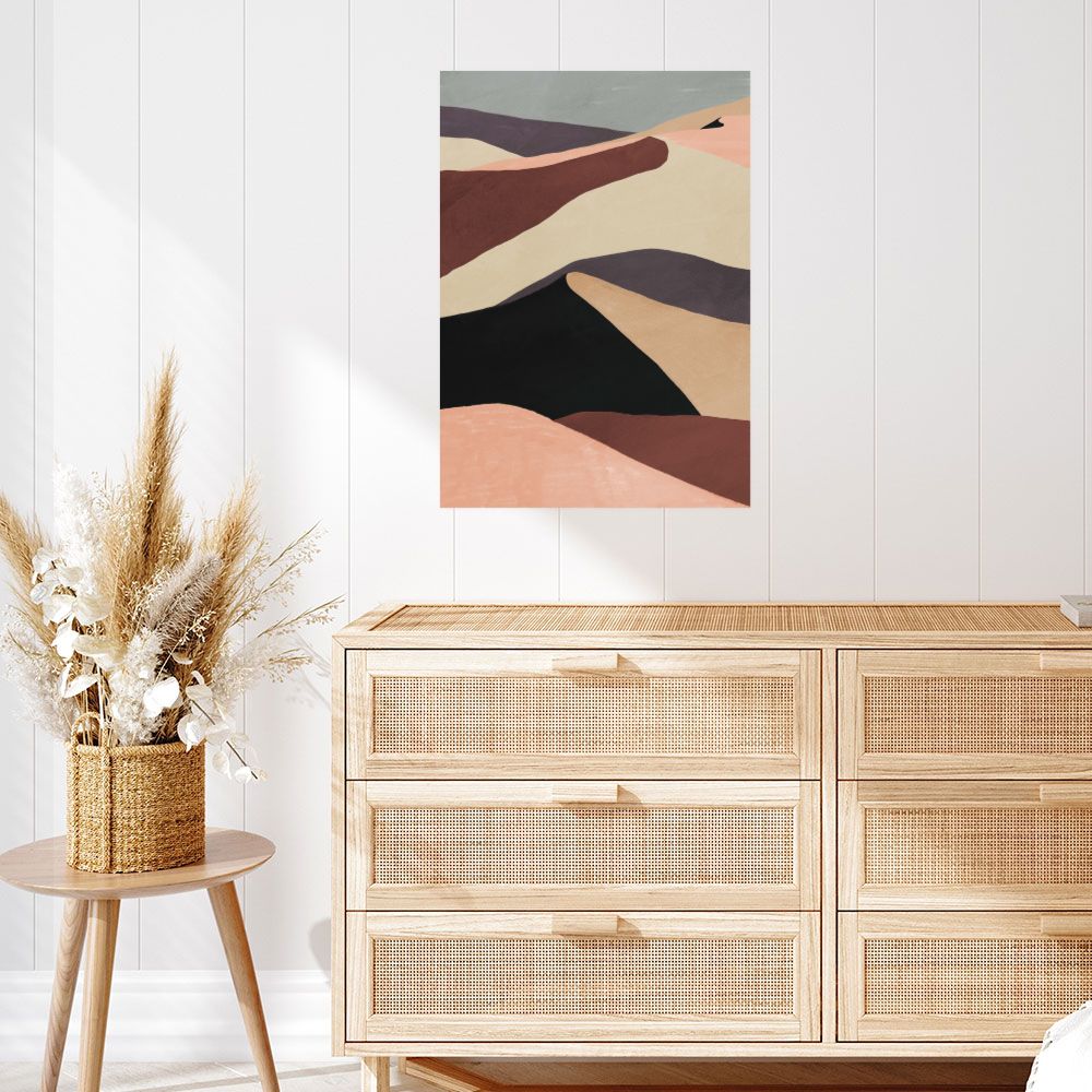 Affiche Collines abstraites