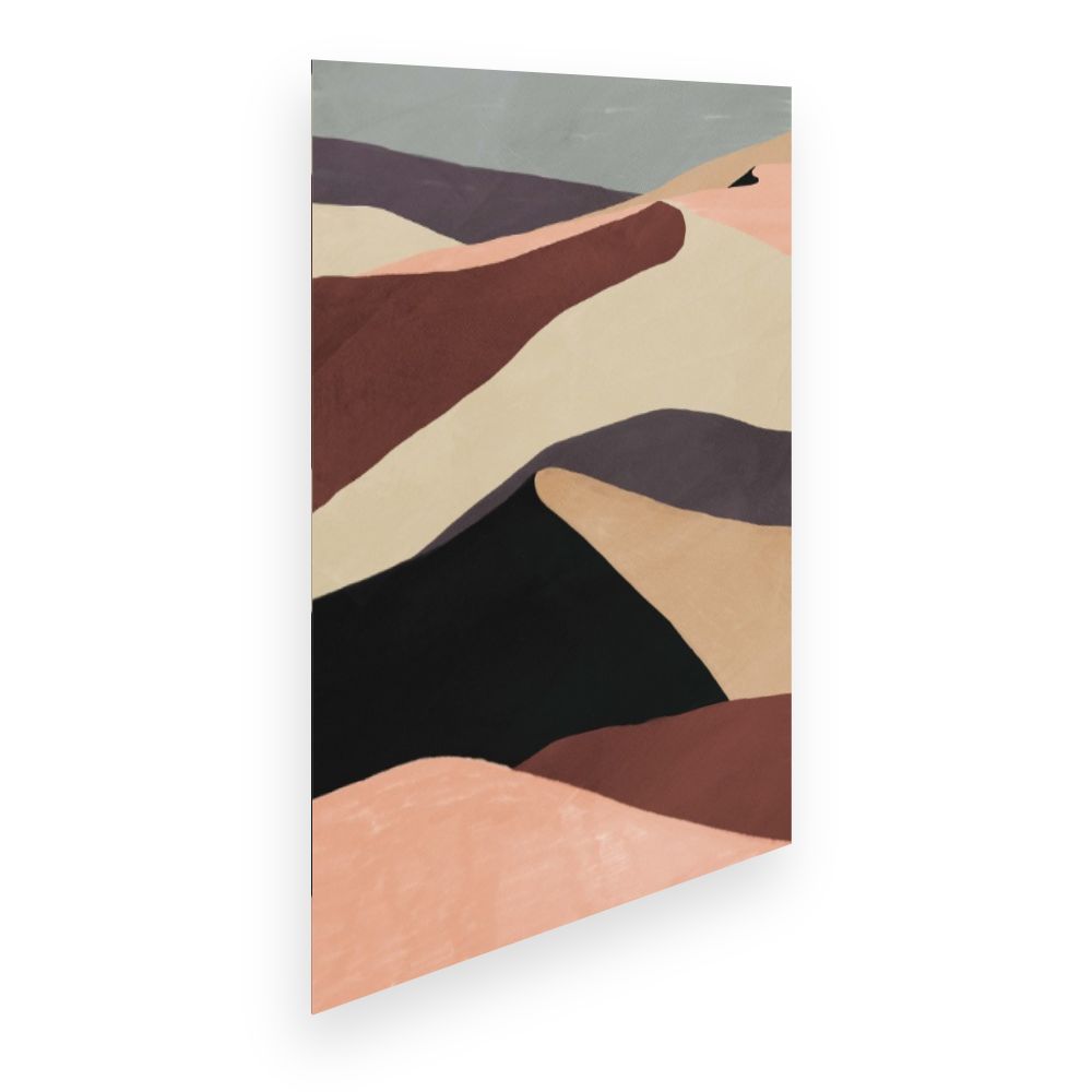 Affiche Collines abstraites