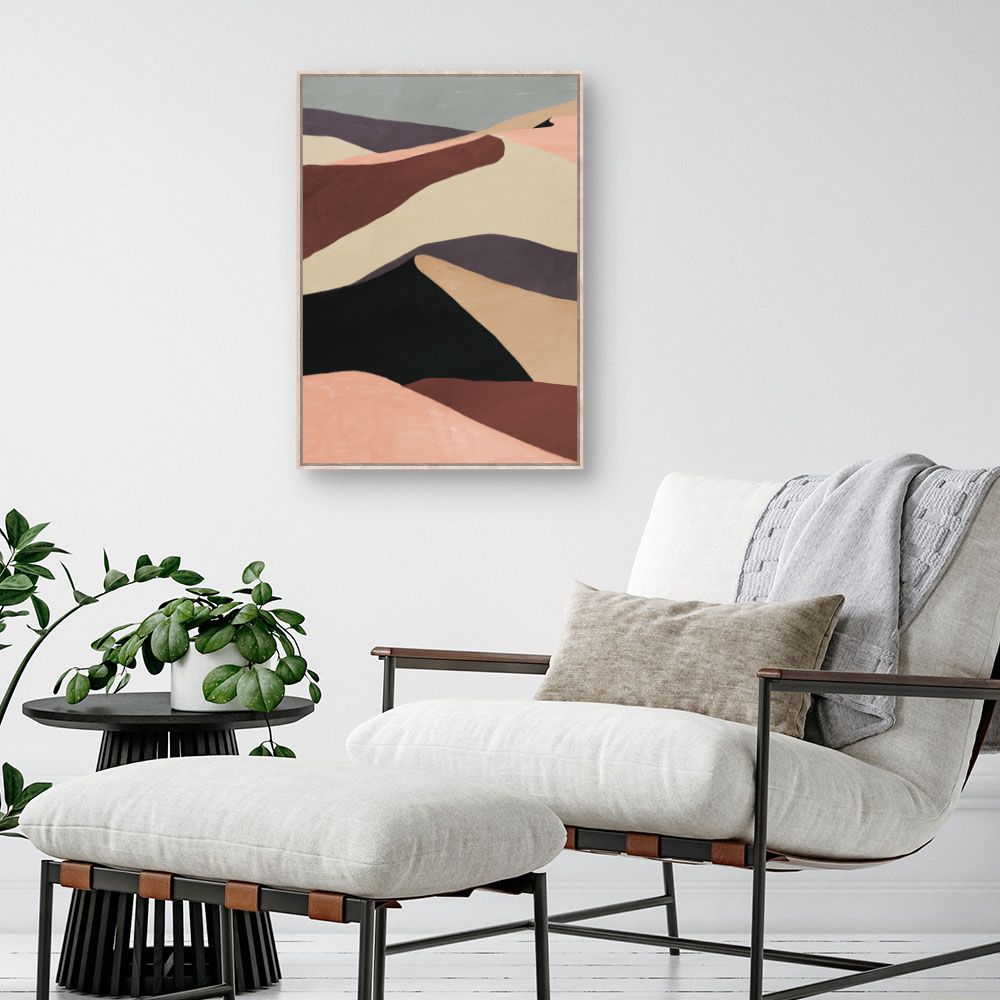 Tableau Ondulations abstraites