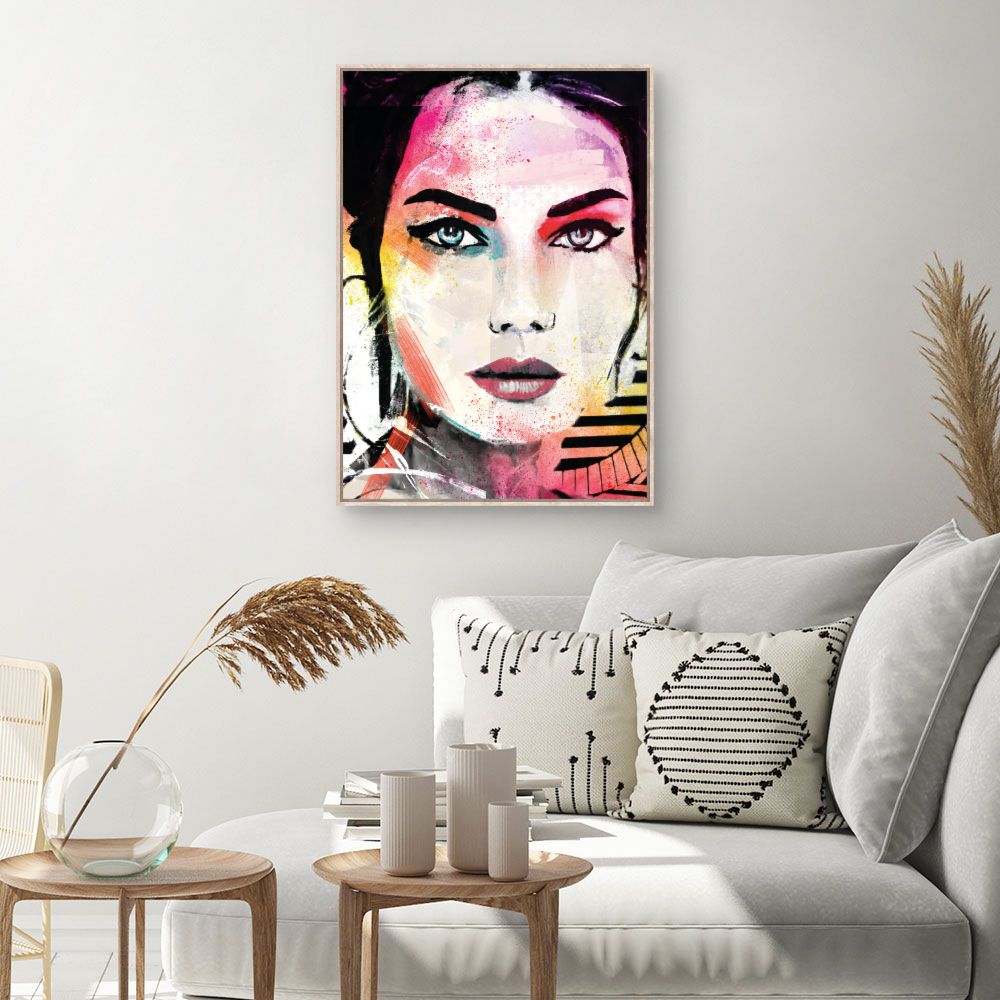 Tableau Portrait éclatant