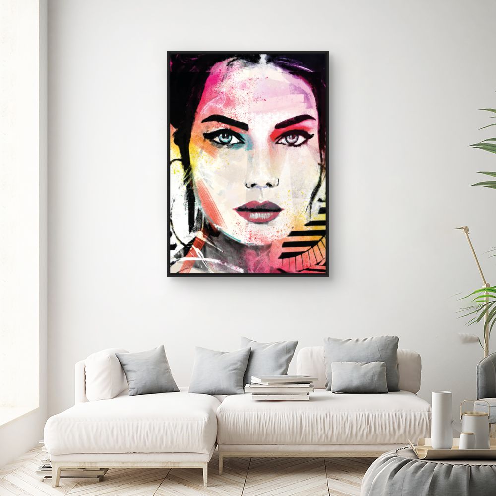 Tableau Portrait éclatant